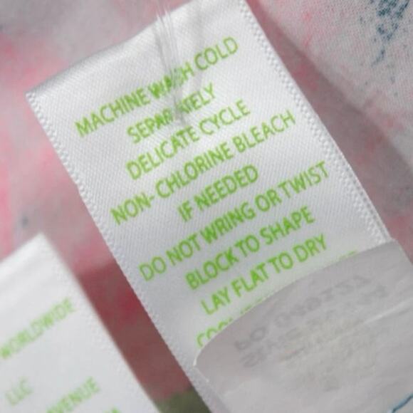 Lilly Pulitzer Pink Teal Floral Keyhole Bell Sleeve Top Resort Blouse Medium - Picture 6 of 9